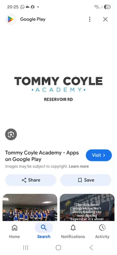 Tommy coyles boxing academy 